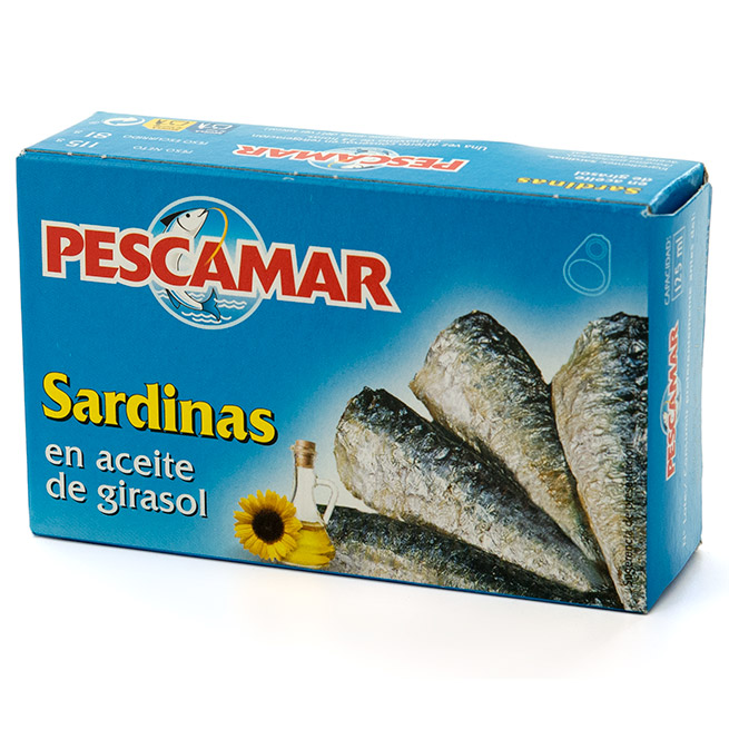 PESCAMAR SARDINA ACEITE GIRASOL 115G