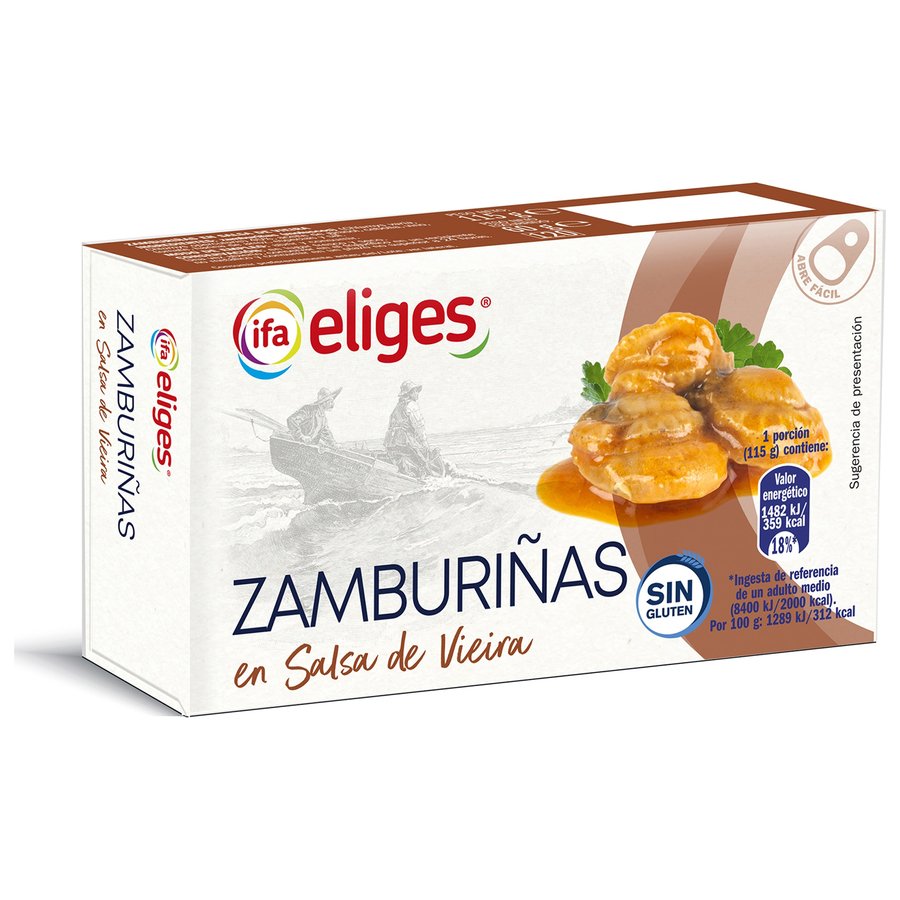 IFA ELIGES ZAMBURIÑA SALSA VIEIRA 115GR