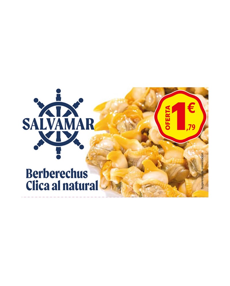 SALVAMAR BERBERECHOS NATURAL 83G