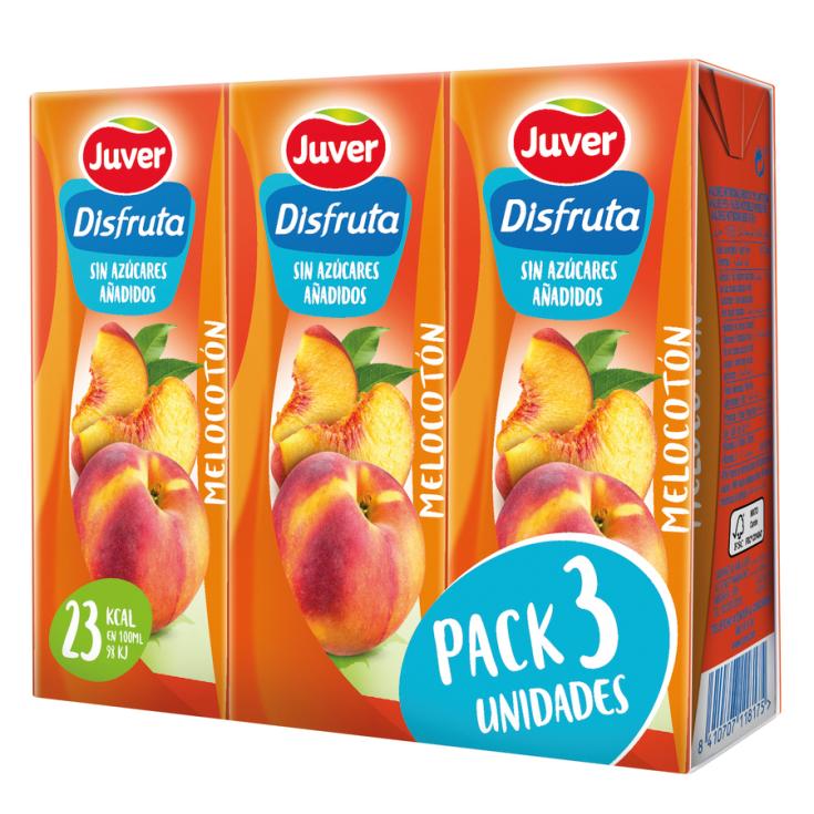 JUVER DISFRUTA MELOCOTON P-3X200ML