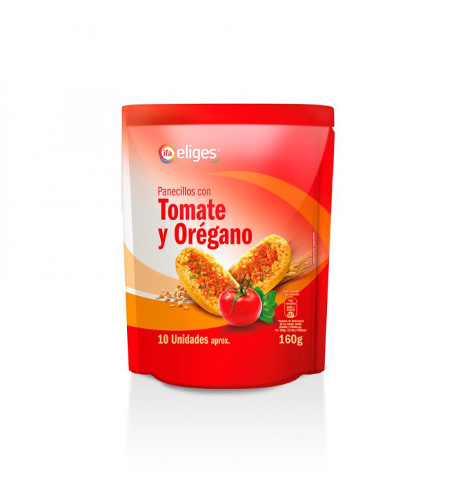 IFA ELIGES PANECILLOS TOMATE OREGANO 160GR