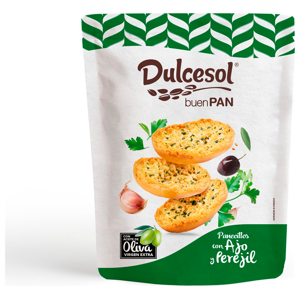 DULCESOL PANECILLOS AJO PEREJIL 160GR ALTO OLEICO