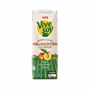 VIVESOY ZUMO MELOCOTON C/SOJA  1L BRICK