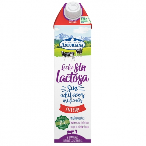 ASTURIANA LECHE ENTERA S/LACT 1L BRICK