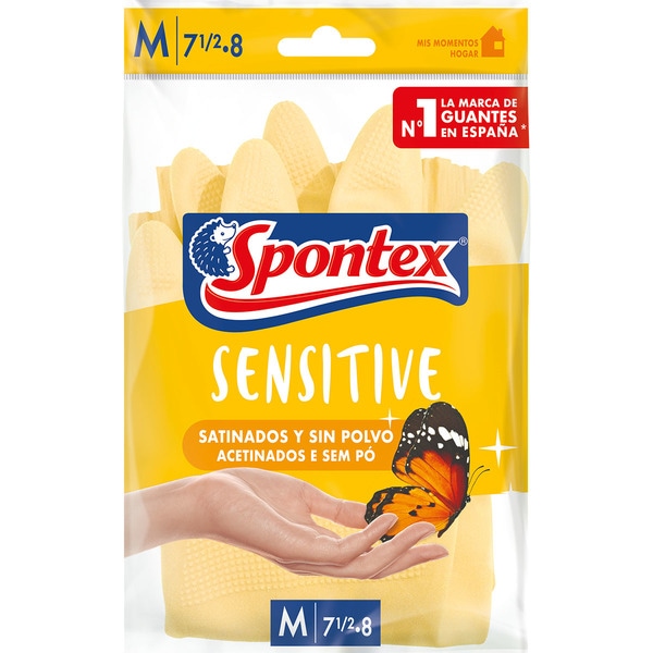 SPONTEX SENSITIVE GUANTES T-M 7/2-8