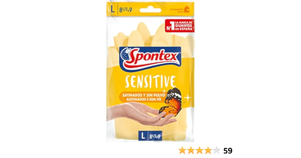 SPONTEX SENSITIVE GUANTES T-L 8/2-9