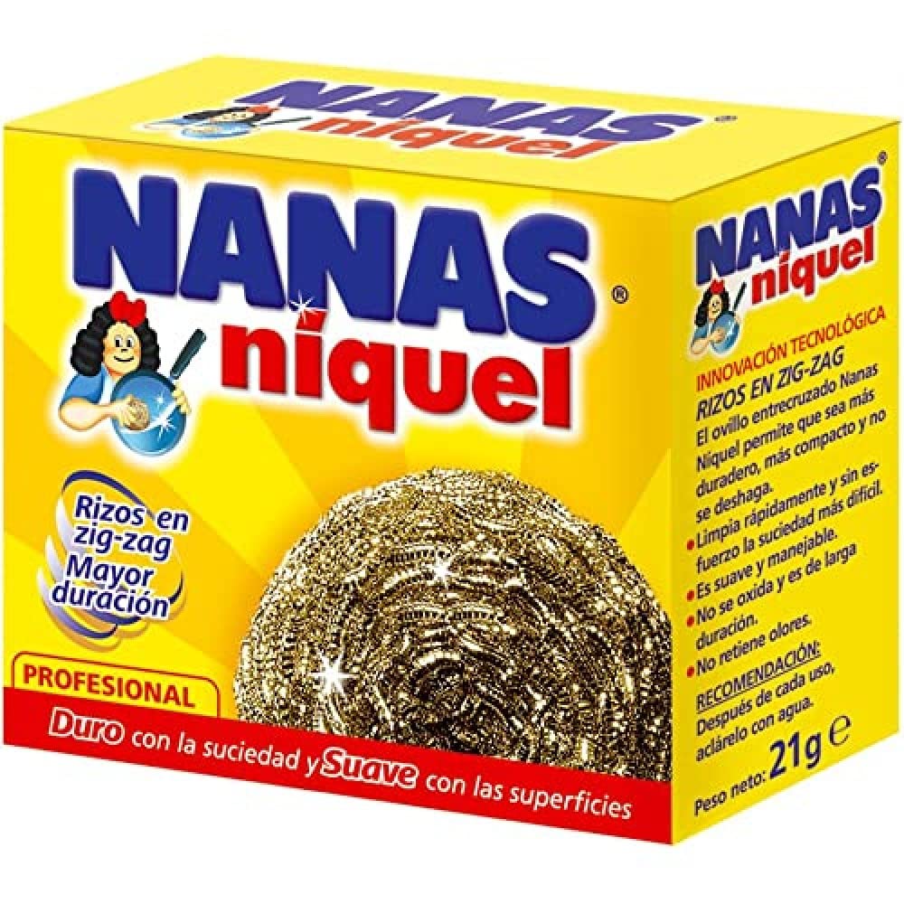 NANAS NIQUEL ESTROPAJO ZIG ZAG 1UD