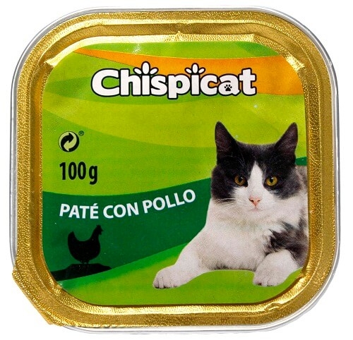 CHISPICAT GATO TARRINA POLLO 100GR