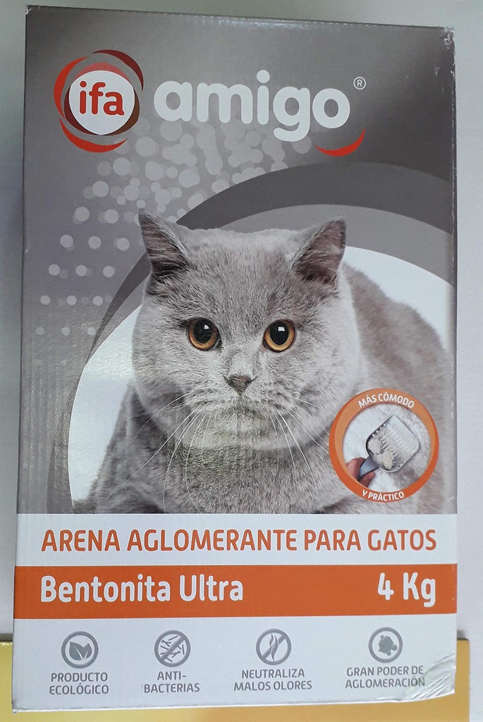 IFA AMIGO ARENA GATO BENTONITA ULTRA 4KG