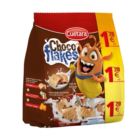 CUETARA CHOCO FLAKES 120G 1.20€