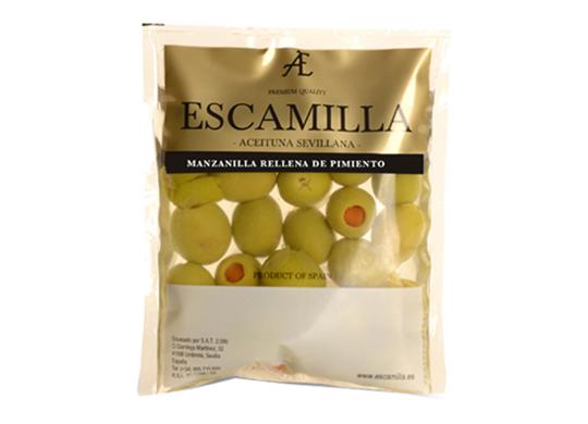 ESCAMILLA ACEITUNA RELLENA PIMIENTO 180GR