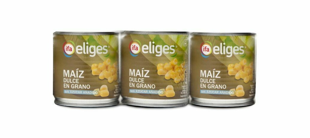 IFA ELIGES MAIZ LATA PACK 3X150GR