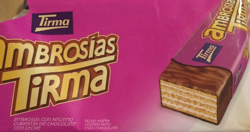 TIRMA AMBROSIAS CHOC.CON LECHE 4UDS 86G 1€