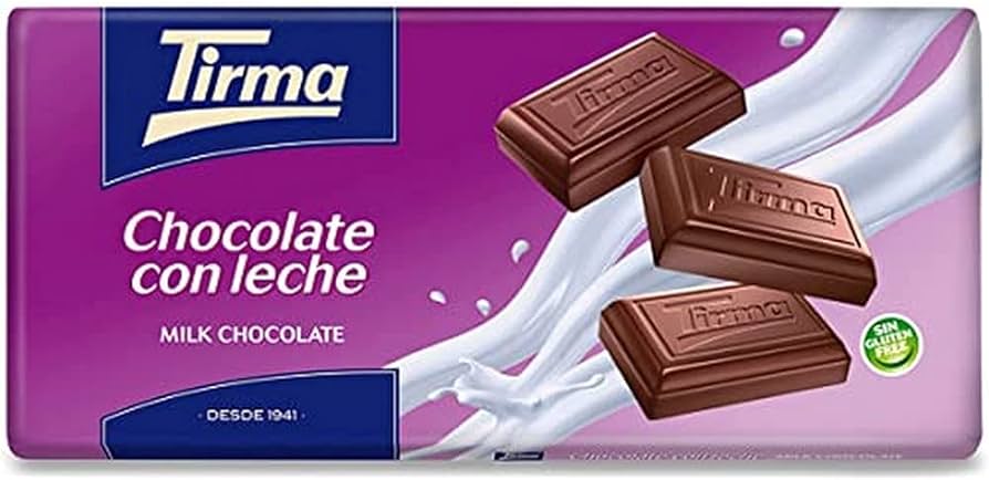 TIRMA CHOCOLATE CON LECHE 1.20€ 115GR