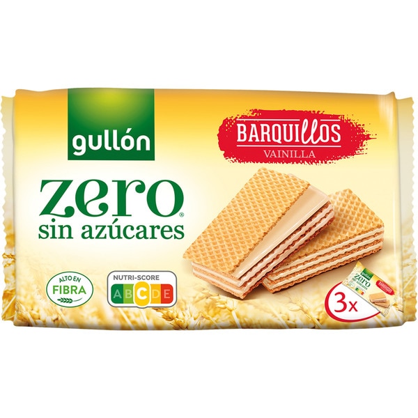 GULLON BARQUILLO VAINILLA S/AZ.180G