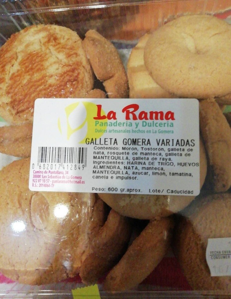 LA RAMA GALLETAS GOMERAS VARIADAS 400G