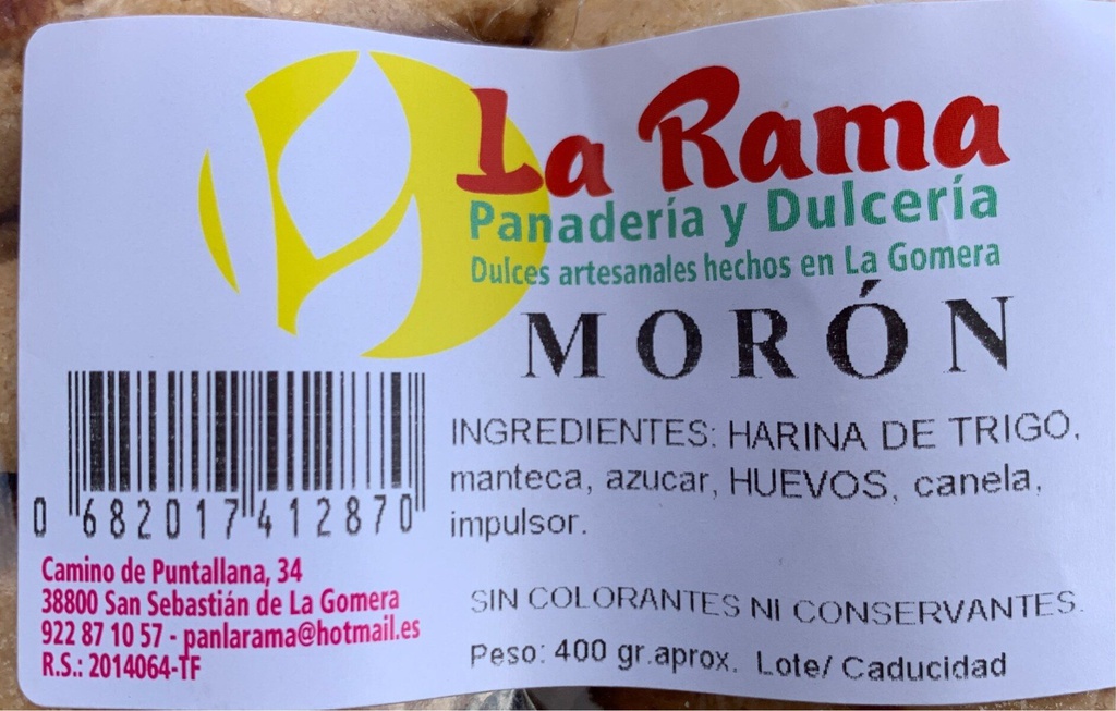 LA RAMA GALLETA GOMERA MORON 400G