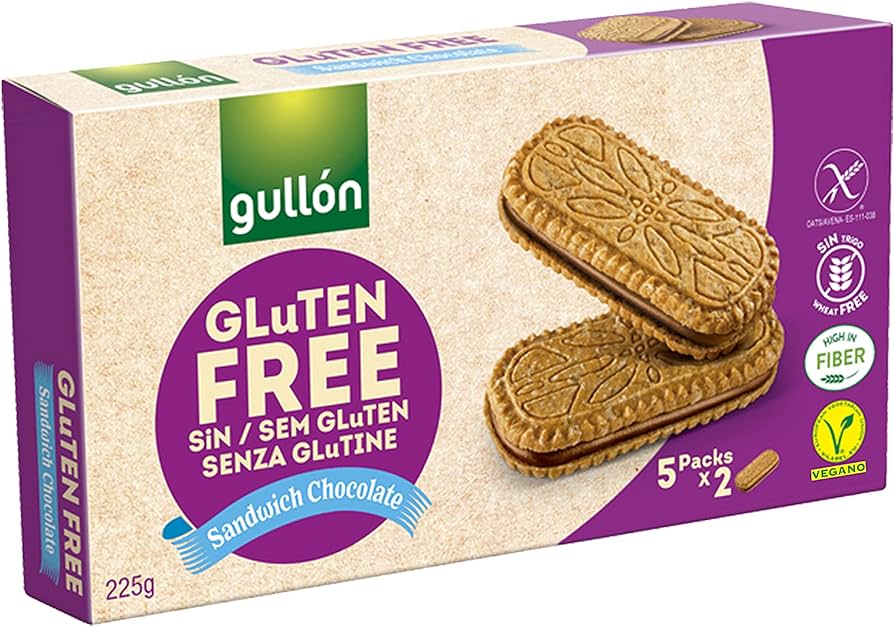 GULLON SANDWICH CHOCOLATE S/GLUTEN 225GR