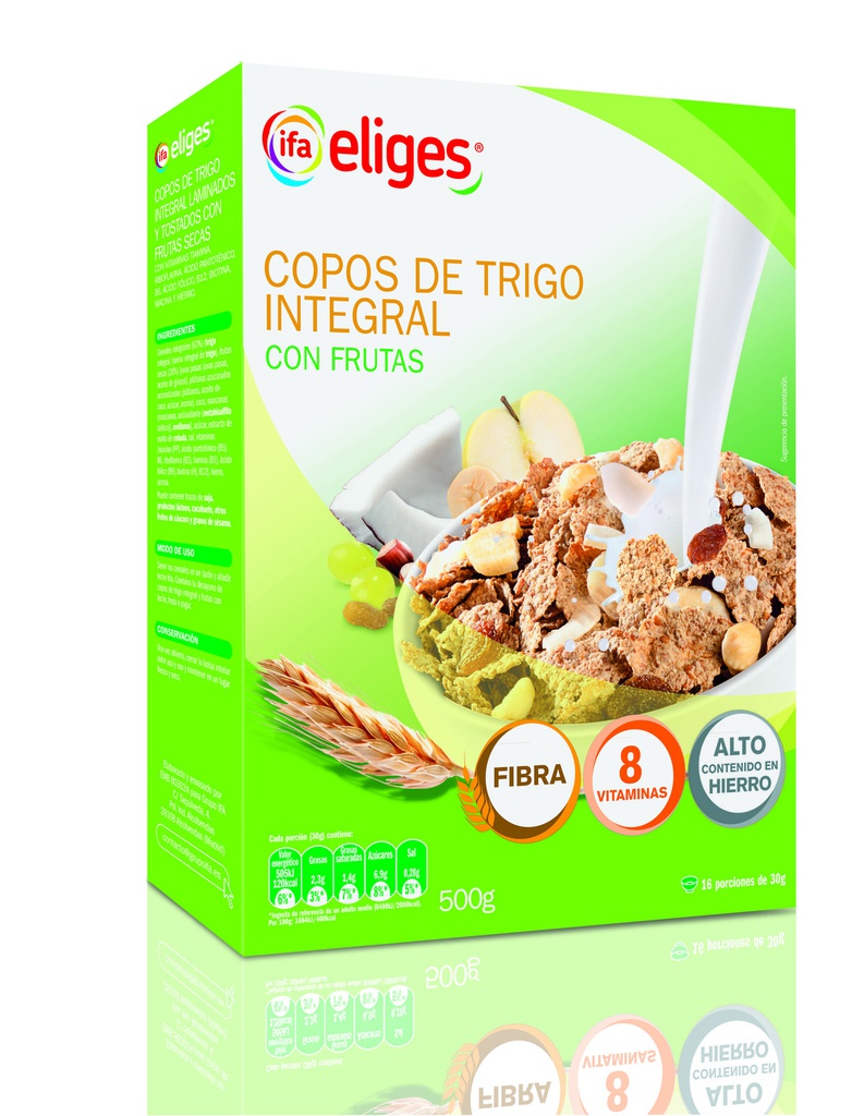 IFA ELIGES COPO TRIGO INT C/FRUTA 500GR