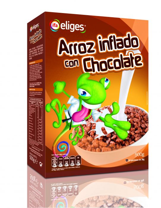 IFA ELIGES ARROZ INFLADO C/CHOCOLATE 500G