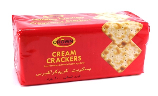 CROWN CREAM CRACKERS ROJA 200G