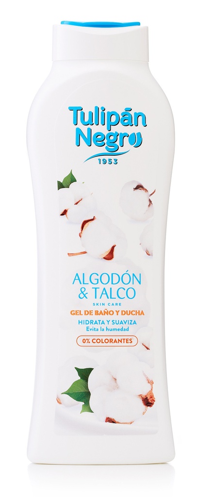 TULIPAN NEGRO ALGODON Y TALCO 650ML