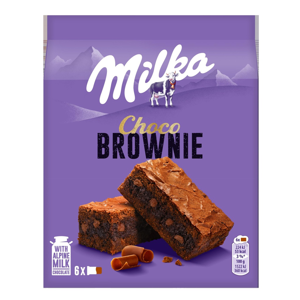 MILKA CHOCO BROWNIE 150G