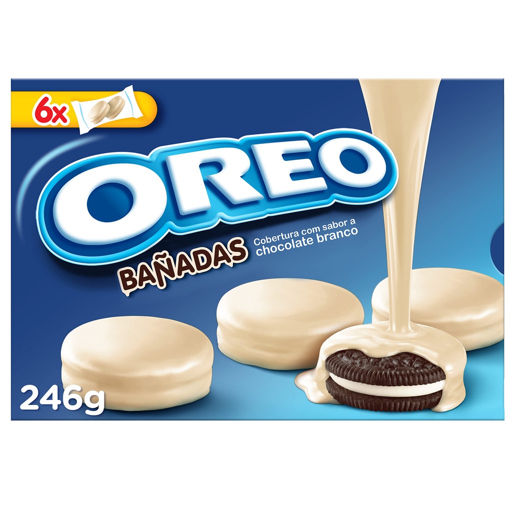 OREO BAÑADAS CHOC.BLANCO 246GR