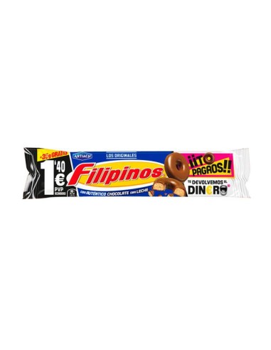 FILIPINOS CHOCOLATE C/LECHE 128G