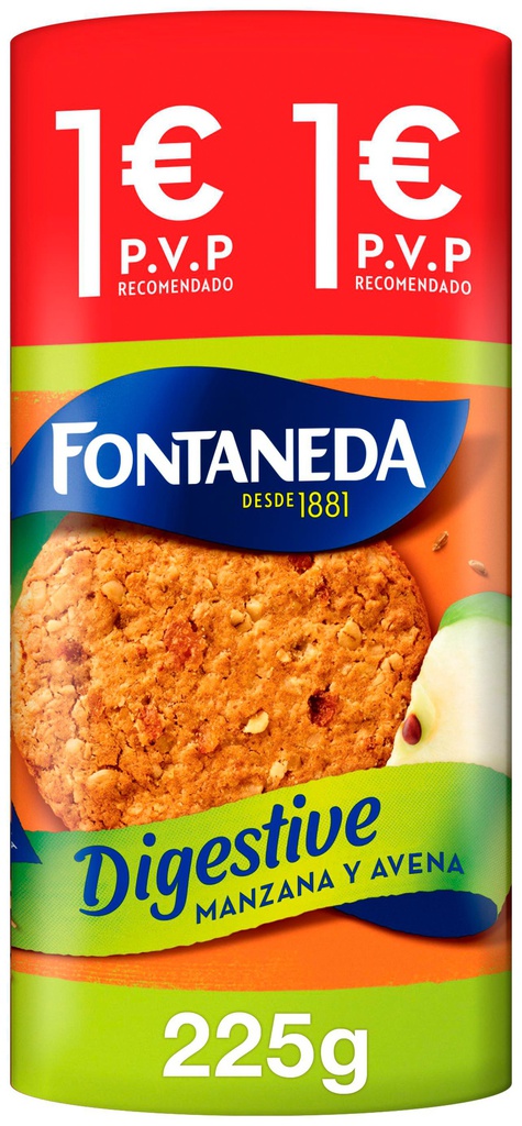 FONTANEDA DIGESTIVE MANZANA 225G