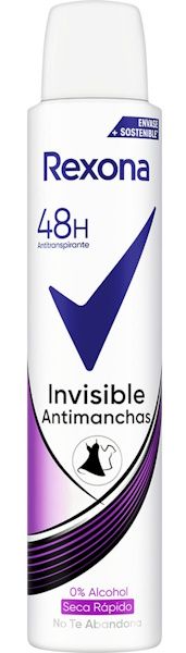 REXONA INVISIBLE ANTIMANCHAS DEO SPRAY 200ML