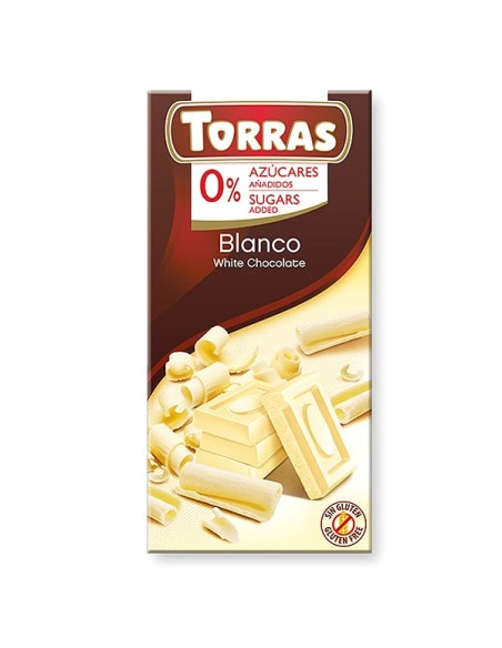 TORRAS CHOCOLATE BLANCO 0% 75GR