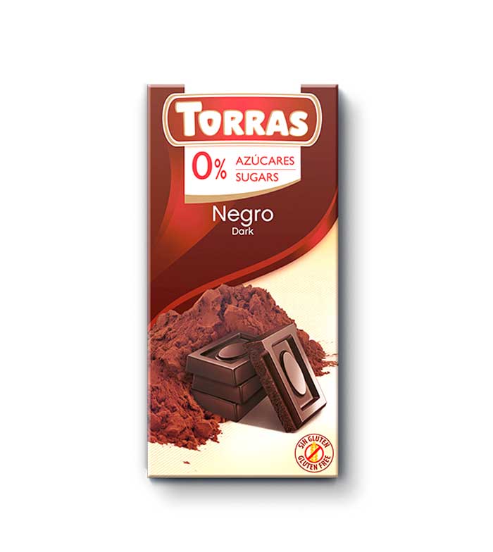 TORRAS CHOCOLATE NEGRO 0% 75G