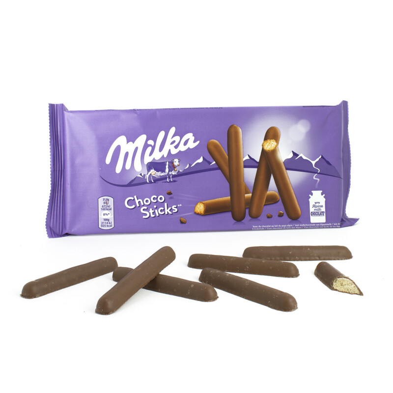 MILKA CHOCO STICKS 112GR