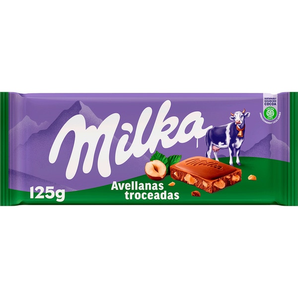 MILKA CHCOLATE AVELLANAS 125GR