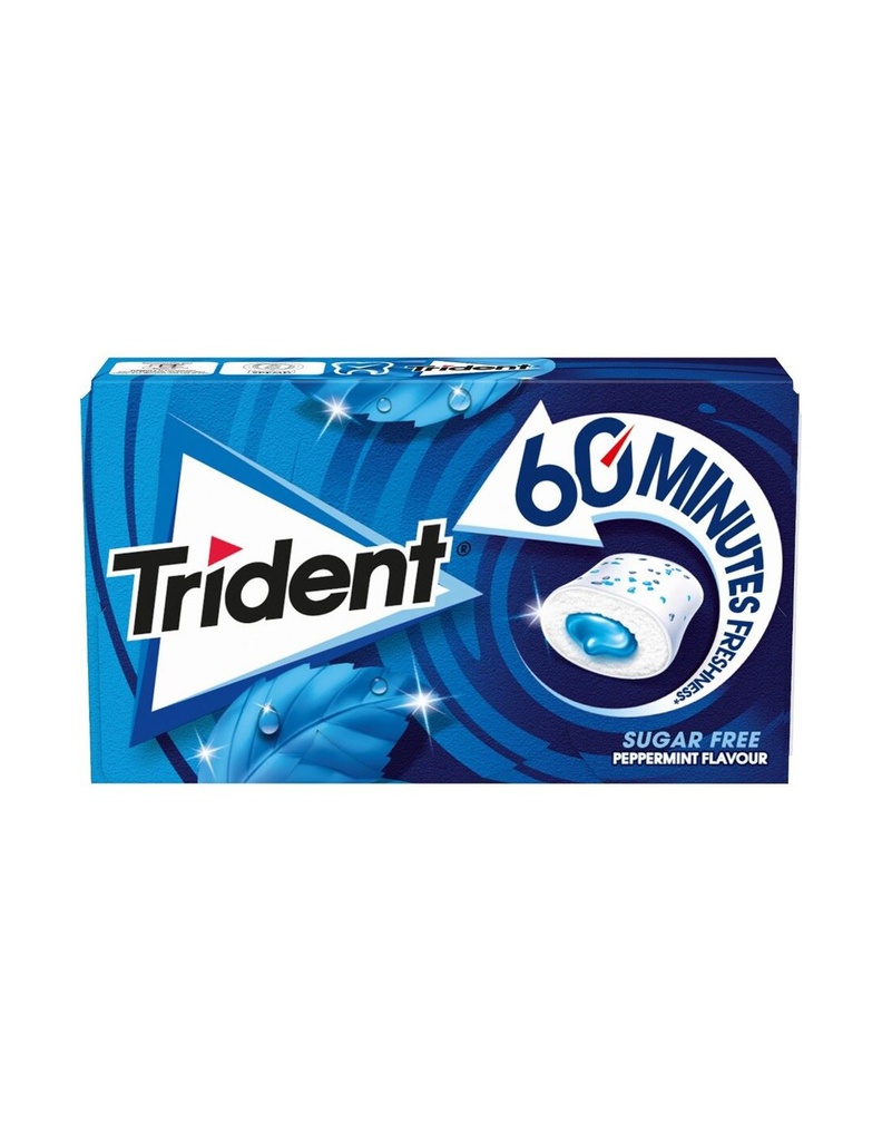 TRIDENT 60 MIN MENTA 22G