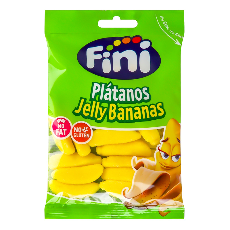 FINI PLATANOS JELLY BANANAS 90G