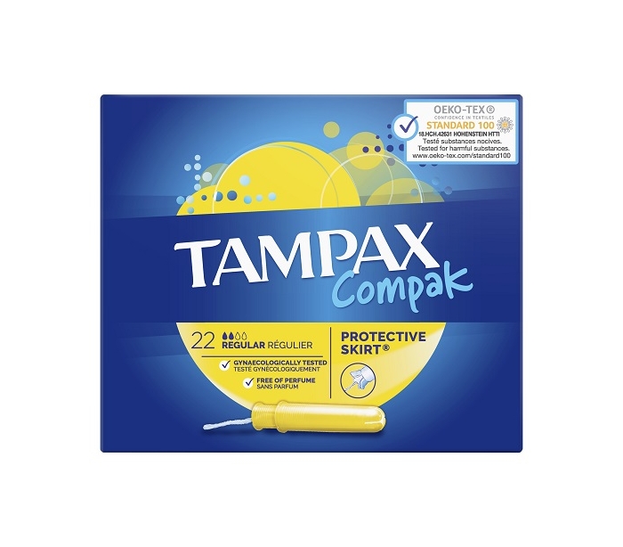 TAMPAX COMPAK REGULAR 22UND