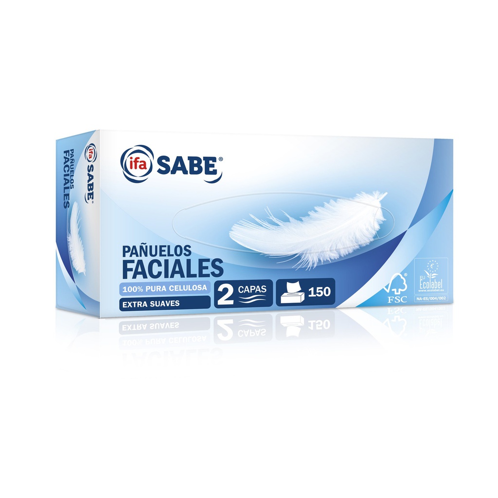 IFA SABE PAÑUELO FACIAL 2 CAP 150UD