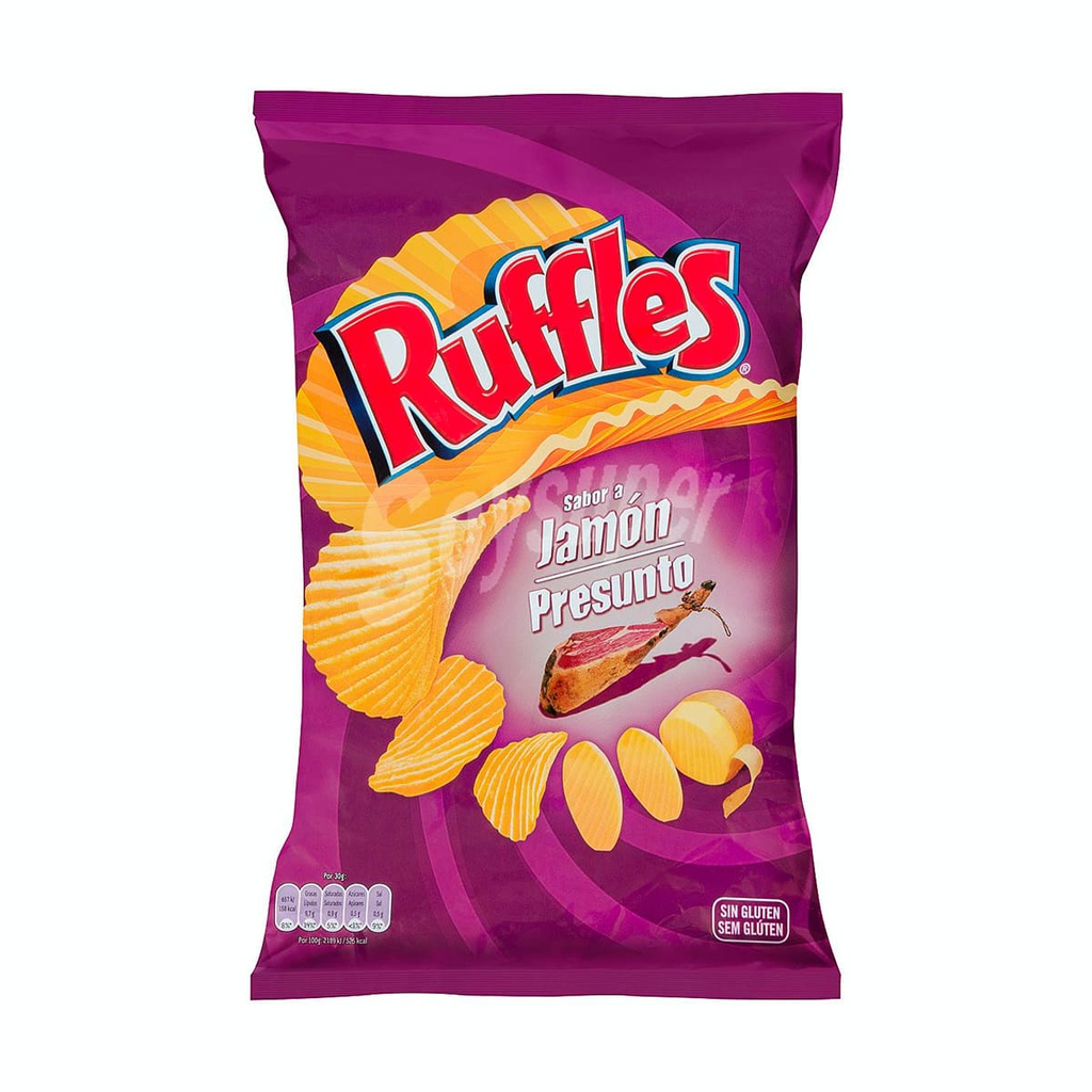 RUFFLES JAMON 115GR 1.50€