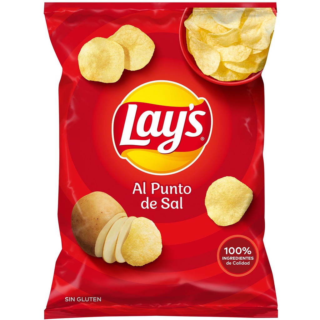 LAYS AL PUNTO DE SAL 145GR 1.80€