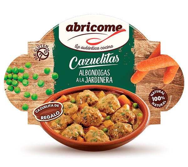 ABRICOME ALBONDIGAS JARDINERA CAZUELITA 415GR