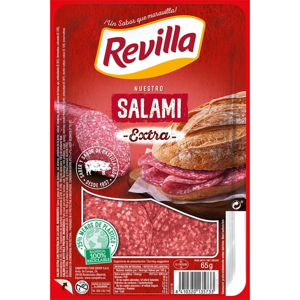 CAMPOFRIO SALAMI REVILLA 65G