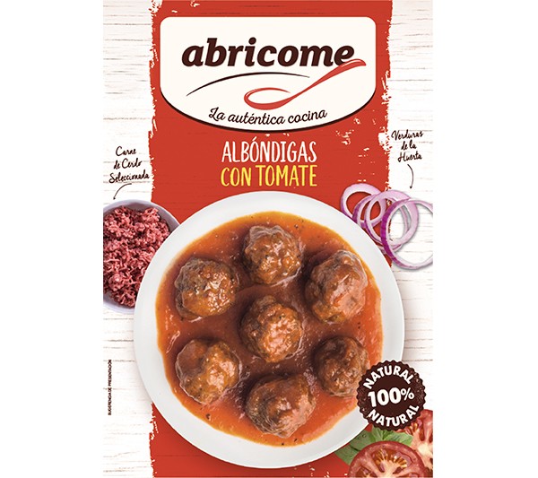 ABRICOME ALBONDIGAS CON TOMATE 350GR