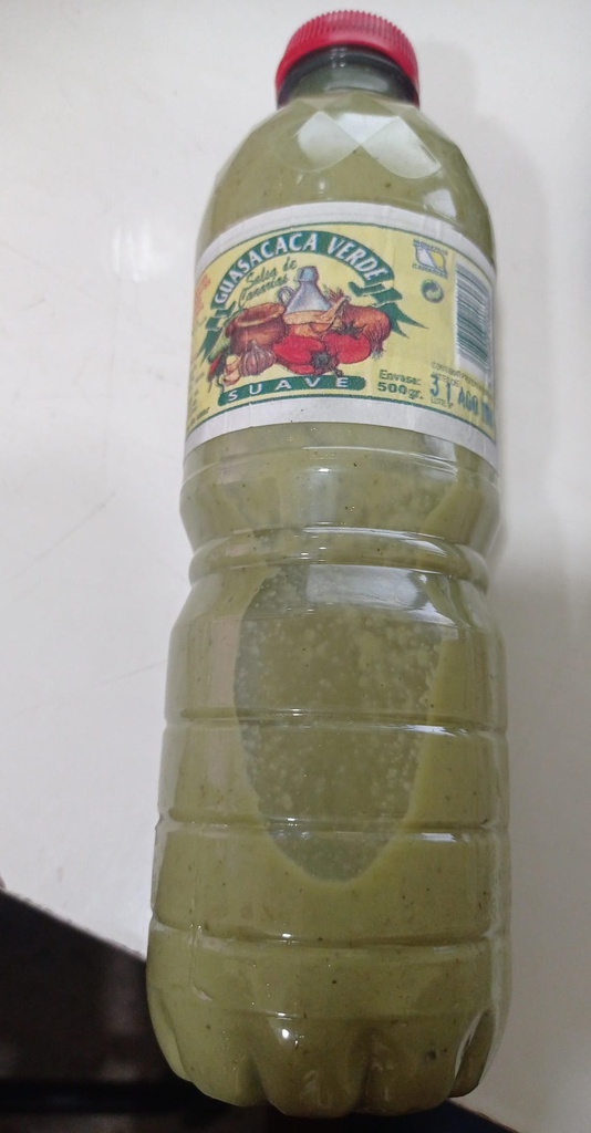 SALSA DE CANARIAS GUASACACA VERDE SUAVE 500ML