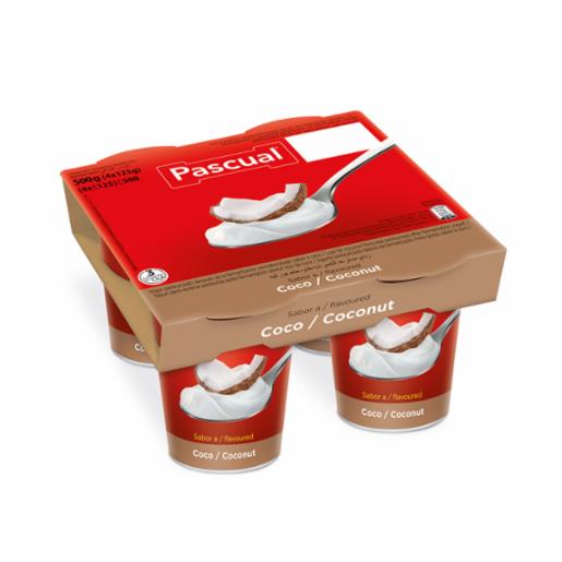 PASCUAL YOGUR COCO P-4X125G