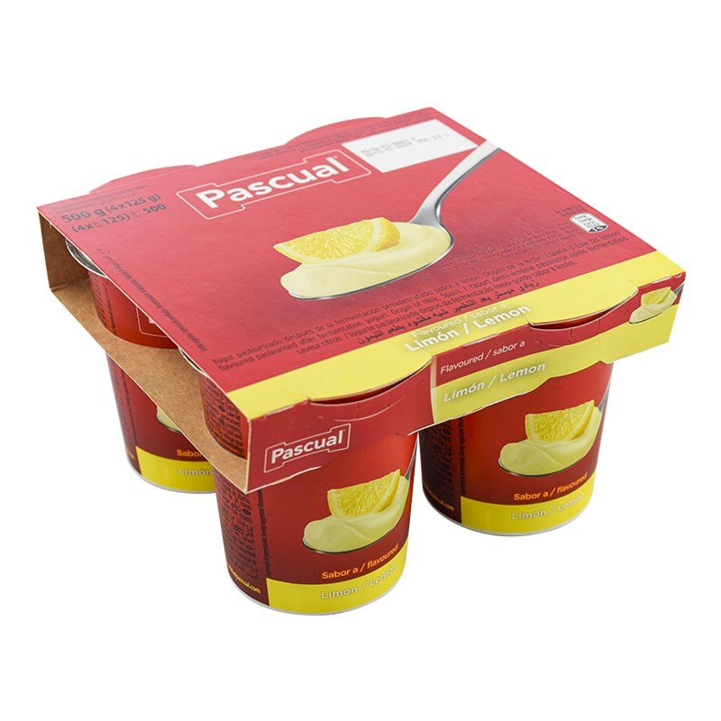 PASCUAL LIMON YOGUR P-4X125G