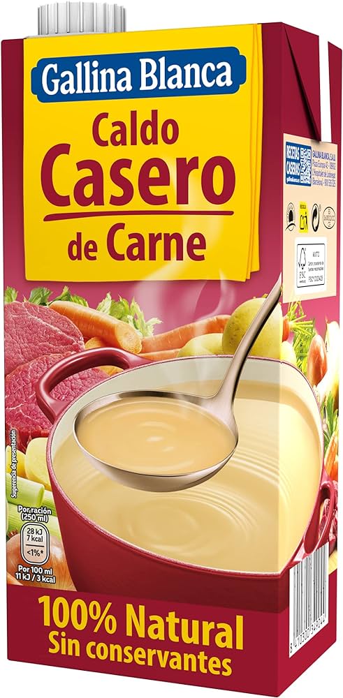 GALLINA BLANCA CALDO CARNE 1L