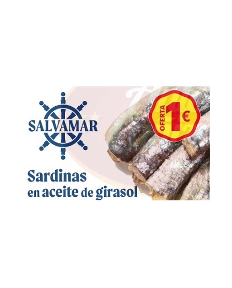 SALVAMAR SARDINA ACEITE GIRASOL 115G