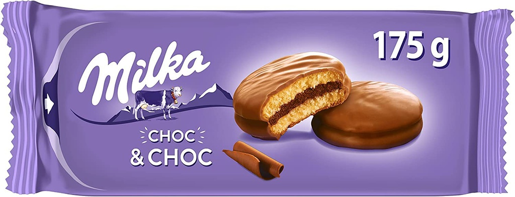 MILKA CHOC &amp; CHOC 175GR